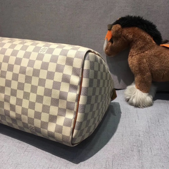 Sold-Louis Vuitton Damier Azur Speedy35 - Picture 5 of 7